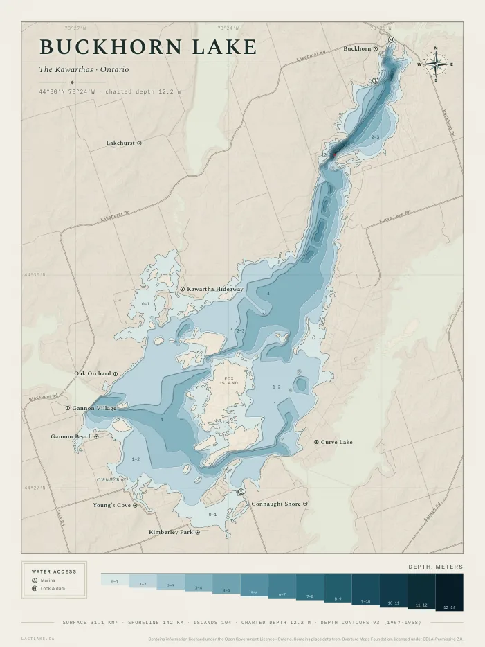 The Buckhorn Lake sheet
