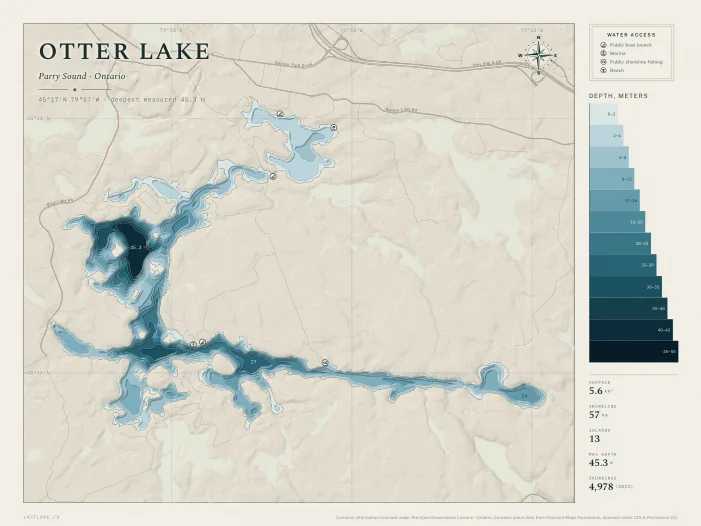 The Otter Lake sheet