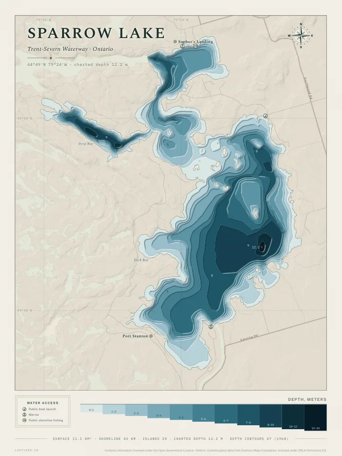 The Sparrow Lake sheet